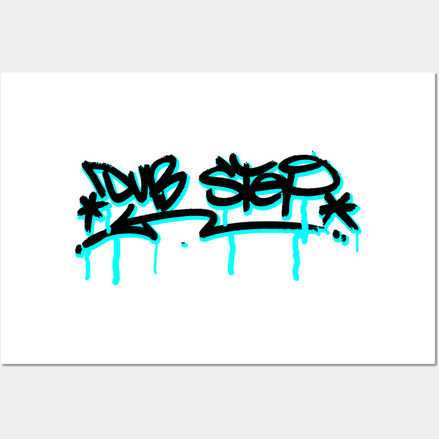 Dubstep Graffiti Tag Wall Art by BIGUP